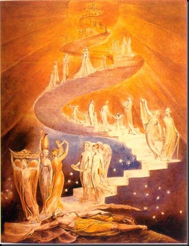 William Blake: Die Himmelsleiter, ca. 1790.